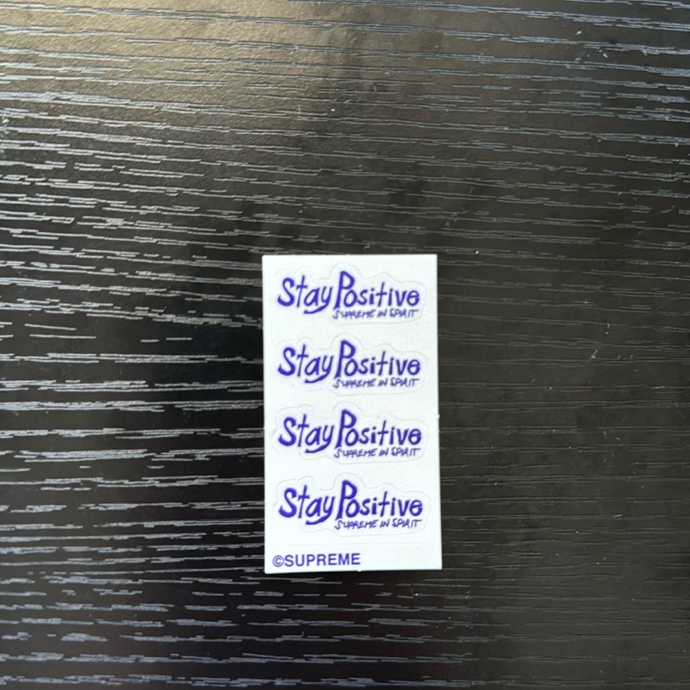FW20 Supreme Stay Positive Sticker
